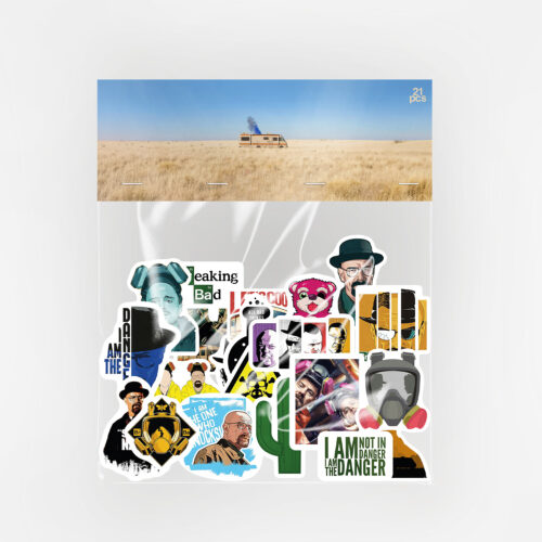 Breaking Bad Sticker Paketi 21 Parça Kaliteli Su Geçirmez Etiket Seti