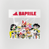 Powerpuff Girls karakterlerinin olduğu 14 parça suya dayanıklı vinil sticker seti