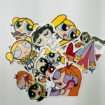 Powerpuff Girls 14 Parça Kaliteli Laptop Ajanda Termos Etiket Seti