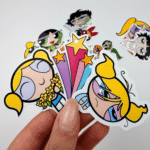 Powerpuff Girls 14 Parça Kaliteli Laptop Ajanda Termos Etiket Seti