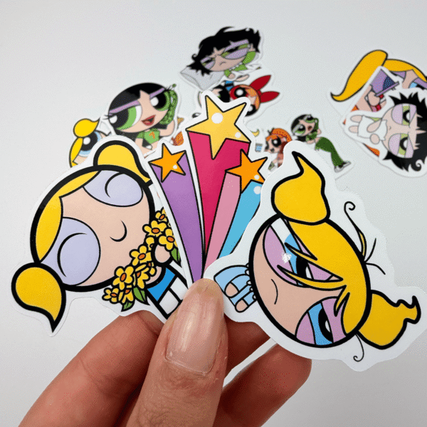 Powerpuff Girls 14 Parça Kaliteli Laptop Ajanda Termos Etiket Seti