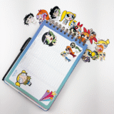 Powerpuff Girls karakterlerinin olduğu 14 parça suya dayanıklı vinil sticker seti