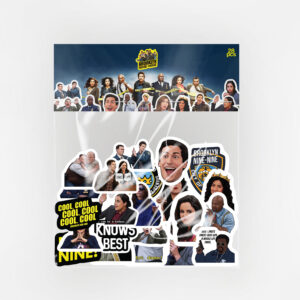 Brooklyn Nine-Nine 28 Parça Sticker Paketi Suya Dayanıklı Laptop Termos Telefon Etiket Seti