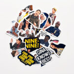 Brooklyn Nine-Nine 28 Parça Sticker Paketi Suya Dayanıklı Laptop Termos Telefon Etiket Seti