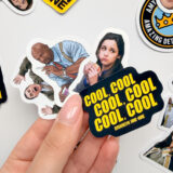 Brooklyn Nine-Nine 28 parça suya dayanıklı vinil sticker seti