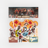 Team Fortress 2 TF2 33 parça suya dayanıklı vinil sticker seti
