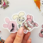 Gumball 40 Parça Sticker Paketi Suya Dayanıklı Laptop Termos Telefon Etiket Seti