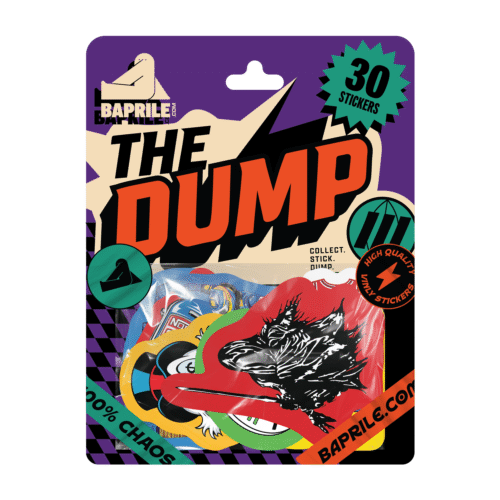 The Dump III Eğlenceli Sticker Koleksiyonu 30 Parça Laptop Telefon Termos Etiket Seti
