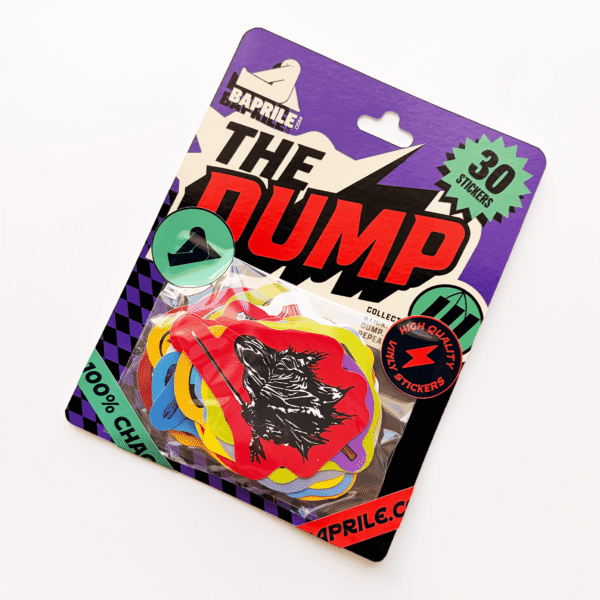 The Dump III Eğlenceli Sticker Koleksiyonu 30 Parça Laptop Telefon Termos Etiket Seti