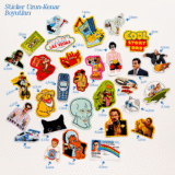 The Dump eğlenceli sticker koleksiyonu 30 parça vinil sticker seti
