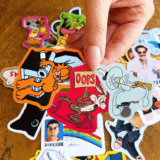 The Dump eğlenceli sticker koleksiyonu 30 parça vinil sticker seti