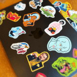 The Dump eğlenceli sticker koleksiyonu 30 parça vinil sticker seti