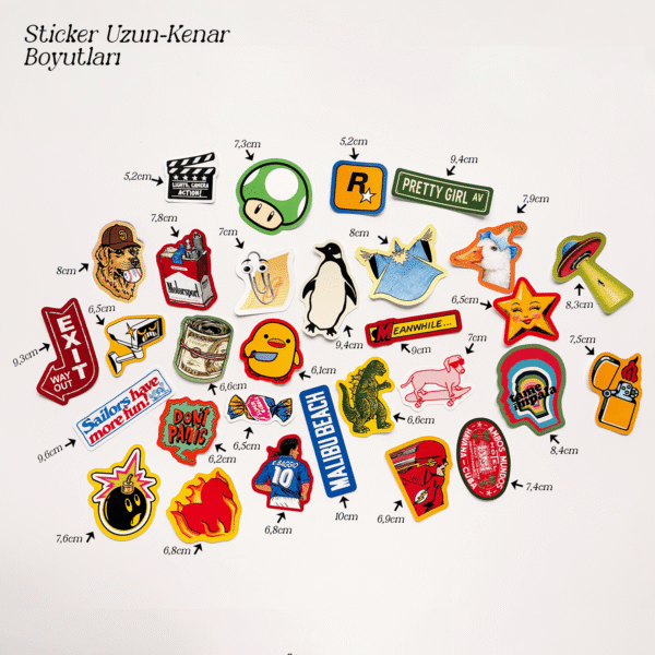 The Dump II Eğlenceli Sticker Koleksiyonu 30 Parça Laptop Telefon Termos Etiket Seti