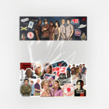 Dexter 25 Parça Suya Dayanıklı Parlak Vinil Sticker Paketi