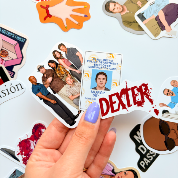 Dexter 25 Parça Sticker Paketi Suya Dayanıklı Laptop Termos Telefon Etiket Seti