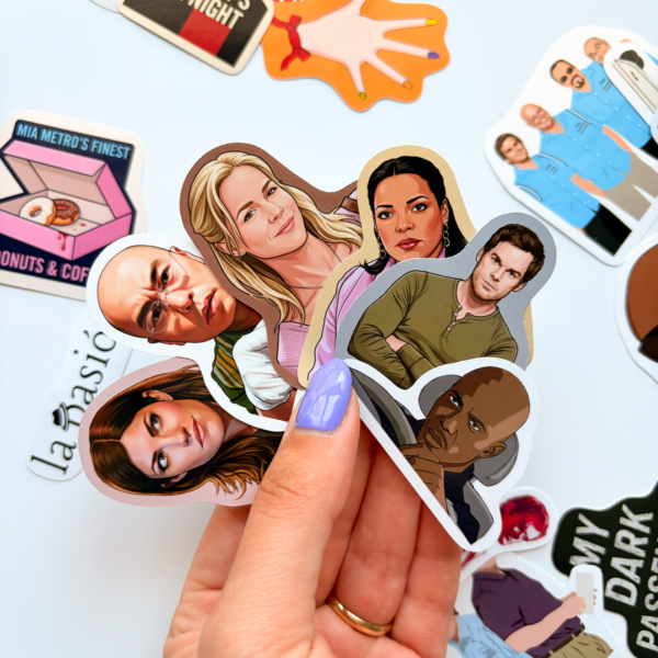 Dexter 25 Parça Sticker Paketi Suya Dayanıklı Laptop Termos Telefon Etiket Seti