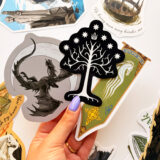 Yüzüklerin Efendisi fan illustration 22 parça suya dayanıklı parlak vinil sticker paketi