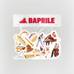 Müzik Enstrümanları ve Müzisyenler 63 Parça Sticker Paketi Suya Dayanıklı Laptop Termos Telefon Etiket Seti