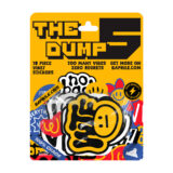The Dump V eğlenceli sticker koleksiyonu 18 parça suya dayanıklı vinil sticker paketi