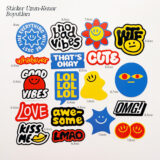The Dump V eğlenceli sticker koleksiyonu 18 parça suya dayanıklı vinil sticker paketi