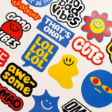 The Dump V eğlenceli sticker koleksiyonu 18 parça suya dayanıklı vinil sticker paketi