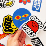 The Dump V eğlenceli sticker koleksiyonu 18 parça suya dayanıklı vinil sticker paketi