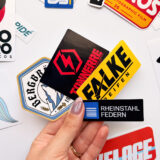 Hayali Şampiyona Ralli Sponsor Çıkartmaları 24 Adet Suya Dayanıklı Vinil Sticker Seti