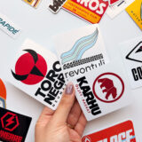 Hayali Şampiyona Ralli Sponsor Çıkartmaları 24 Adet Suya Dayanıklı Vinil Sticker Seti