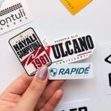 Hayali Şampiyona Ralli Sponsor Çıkartmaları 24 Adet Suya Dayanıklı Vinil Sticker Seti
