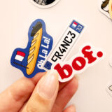 Fransa temalı 22 parça suya dayanıklı vinil sticker ve etiket seti
