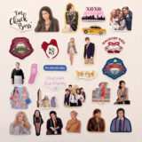 Gossip Girl 28 adet suya dayanıklı vinil sticker paketi