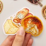 Türk Kahvaltısı 15 Adet Suya Dayanıklı Vinil Sticker Seti