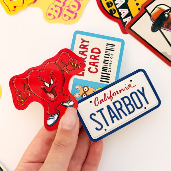 Baprile The Dump VI eğlenceli sticker koleksiyonu 30 parça suya dayanıklı vinil etiket seti