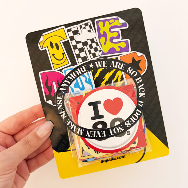 Baprile The Dump VI eğlenceli sticker koleksiyonu 30 parça suya dayanıklı vinil etiket seti