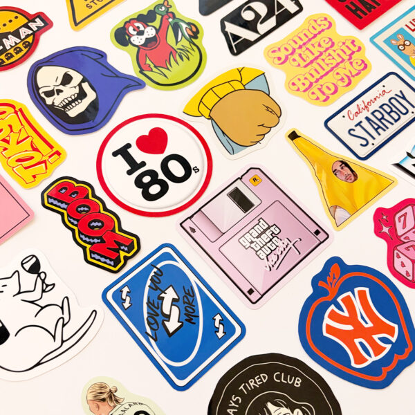 Baprile The Dump VI eğlenceli sticker koleksiyonu 30 parça suya dayanıklı vinil etiket seti