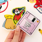 Baprile The Dump VI eğlenceli sticker koleksiyonu 30 parça suya dayanıklı vinil etiket seti