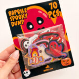 Spooky Dump Halloween 70 adet Cadılar Bayramı sticker paketi ve etiketleri