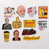 Better Call Saul 12 parça suya dayanıklı vinil sticker seti
