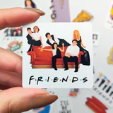Friends sticker paketi 20 parça suya dayanıklı vinil etiket seti