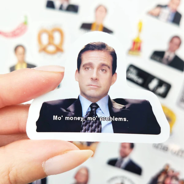 The Office sticker paketi 25 parça suya dayanıklı vinyl etiket seti