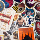 Age of Empires 2 ikonik 82 parça mega sticker paketi - Baprile koleksiyonluk vinil stickerlar