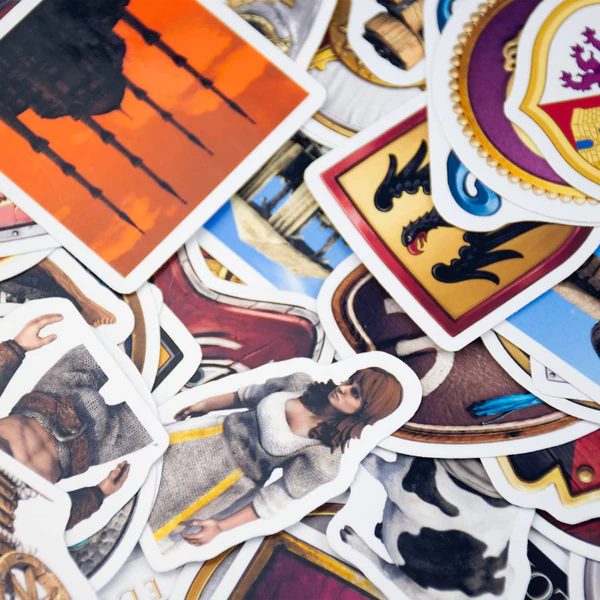 Age of Empires 2 ikonik 82 parça mega sticker paketi - Baprile koleksiyonluk vinil stickerlar