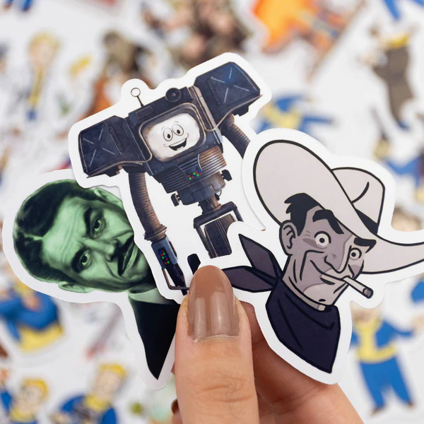 Fallout Mega Perks & More 71 parça suya dayanıklı vinyl sticker seti