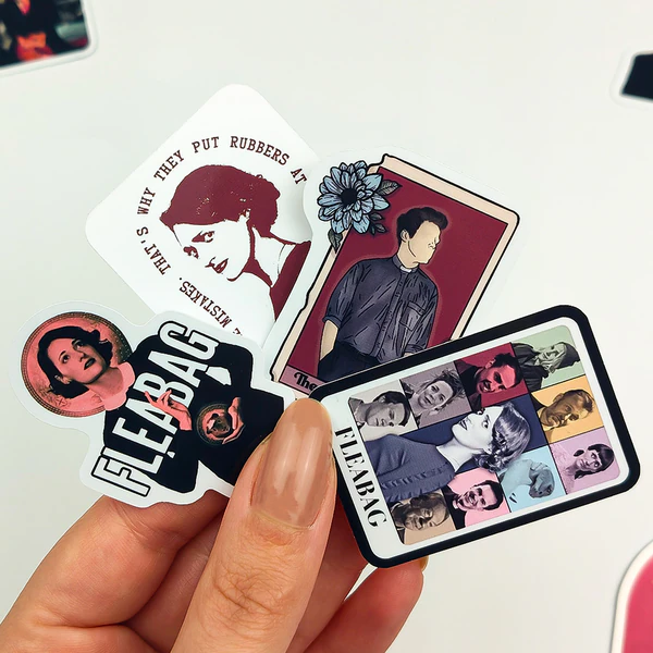Fleabag Sticker Paketi 20 Parça Suya Dayanıklı Vinil Etiketler