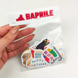 Happy Birthday Sticker Paketi 25 Parça Suya Dayanıklı Doğum Günü Etiket Seti