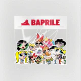Powerpuff Girls karakterlerinin olduğu 14 parça suya dayanıklı vinil sticker seti