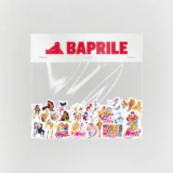 Winx Club karakterlerinin olduğu 26 parça suya dayanıklı vinil sticker seti