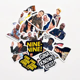 Brooklyn Nine-Nine 28 parça suya dayanıklı parlak vinil sticker seti