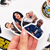 Brooklyn Nine-Nine 28 parça suya dayanıklı parlak vinil sticker seti