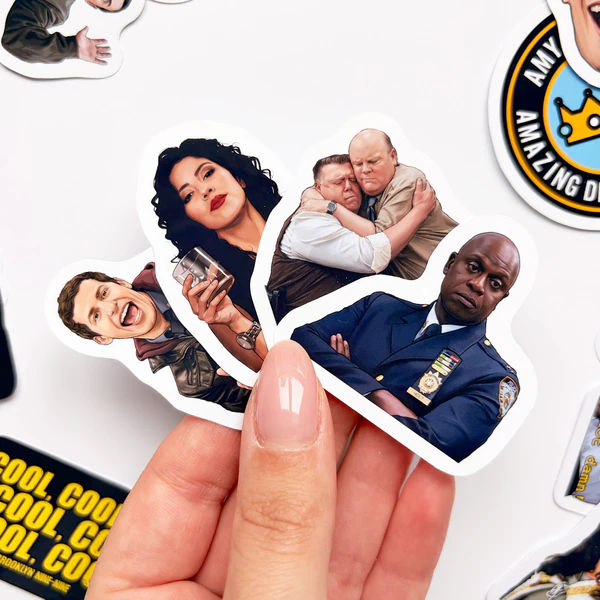 Brooklyn Nine-Nine 28 parça suya dayanıklı parlak vinil sticker seti